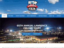 Tablet Screenshot of lawrencecountyfair.com